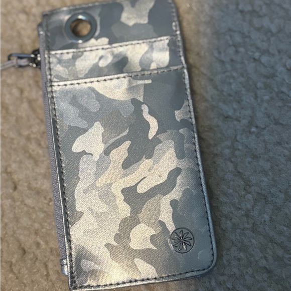Athleta Metallic Camouflage Card Holder - Picture 1 of 3